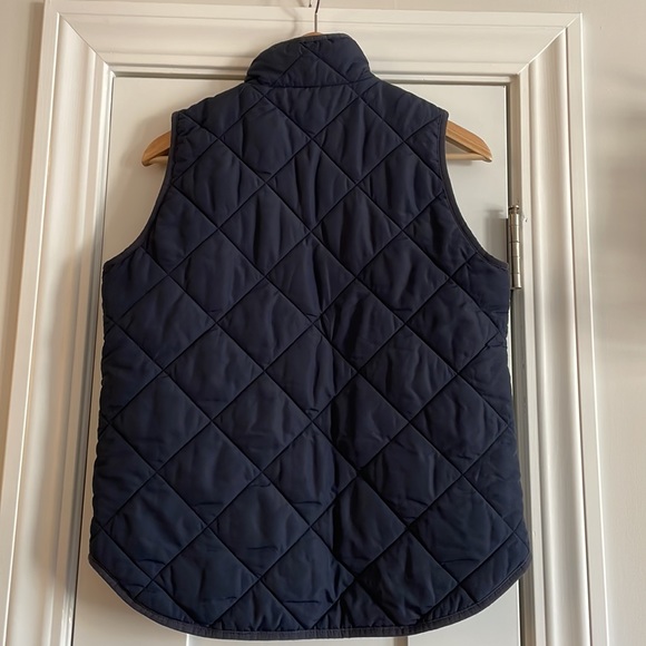 J Crew Navy Blue Puffer Vest - Picture 5 of 8
